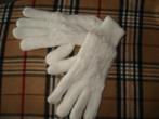 Warme witte handschoenen maat L, Handschoenen, Nieuw, Verzenden