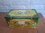 (M) Vintage Pickwick Thee blik van Douwe Egberts. 18x10x9 cm, Ophalen of Verzenden, Gebruikt, Thee, Douwe Egberts