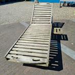 Ligbed teakhout bois le duc, Tuin en Terras, Ophalen, Gebruikt, Teakhout, Verrijdbaar
