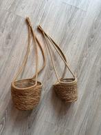 Hangende plantenpotjes van touw, Ophalen, Zo goed als nieuw