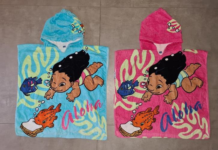 Badcapes / badponcho Lilo & Stitch, Kinderen en Baby's, Kinderkleding | Kinder-zwemkleding, Gebruikt, Badponcho, One size, Jongen of Meisje