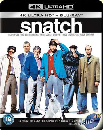 Blu-ray 4K: Snatch (2000 Jason Statham Brad Pitt) UK NLO beschikbaar voor biedingen