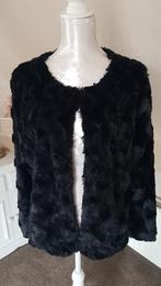 Imitatiebont jasje/vestje zwart maat XL, Kleding | Dames, Truien en Vesten, Zwart, Maat 46/48 (XL) of groter, Ophalen of Verzenden