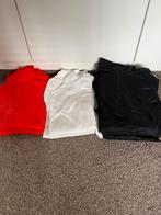 Ski pullies (8) in rood, wit en zwart maat XL (52), Ophalen of Verzenden, Zo goed als nieuw, Overige maten, Overige typen