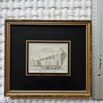 Koper gravure Molen Poort Nijmegen, 1733, Antiek en Kunst, Kunst | Etsen en Gravures, Ophalen