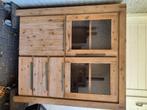 2-delige meubelset (vitrinekast en salontafel), Ophalen