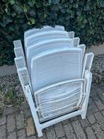 Witte Jardin verstelbare tuinstoelen, Ophalen, Gebruikt, Plastic, Verstelbaar