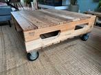 Salontafel van pallets, Huis en Inrichting, Tafels | Salontafels, Ophalen, Gebruikt, 50 tot 100 cm, 100 tot 150 cm