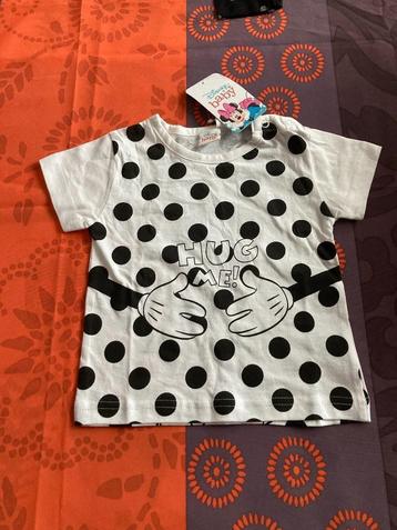 Nieuw minnie Mouse T shirt (Disney) - Hug me - Maat 62 - 68 beschikbaar voor biedingen
