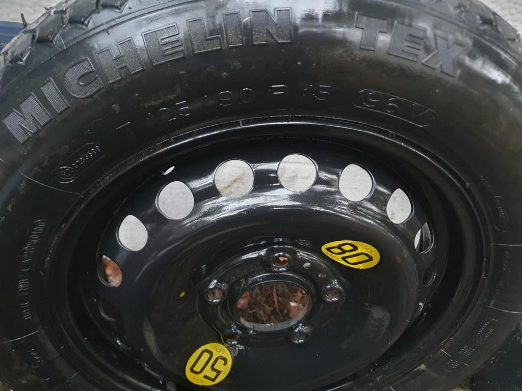 Michelin 125/90 R15 Reservewiel - Ongebruikt!, Ophalen of Verzenden, Zo goed als nieuw