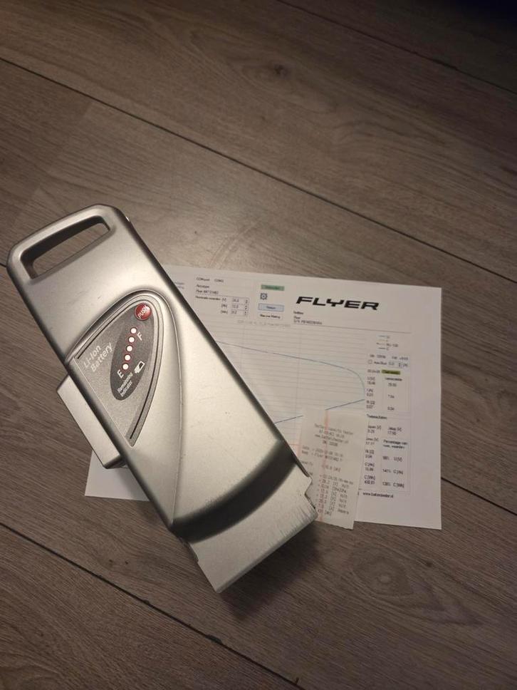 Flyer NKY314B2 gereviseerd met garantie, Fietsen en Brommers, Fietsaccessoires | Fietsaccu's, Zo goed als nieuw, Ophalen of Verzenden