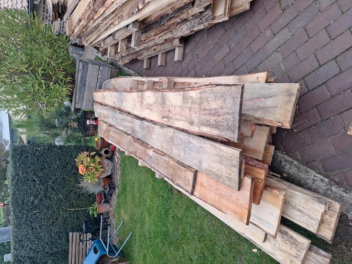 Schaaldelen, Doe-het-zelf en Verbouw, Hout en Planken, Zo goed als nieuw, Plank, Overige houtsoorten, 300 cm of meer, Ophalen of Verzenden