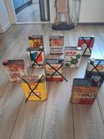 Diverse olieblikken Shell, Esso, Mobiloil, Antar etc, Verzamelen, Merken en Reclamevoorwerpen, Ophalen of Verzenden, Gebruikt