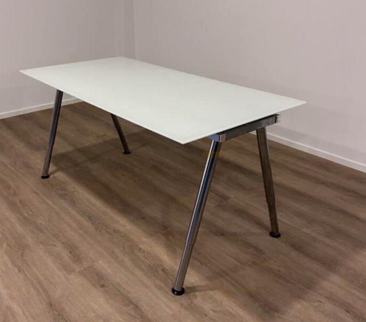 Ikea Galant bureau 160x80 - in hoogte verstelbaar, Huis en Inrichting, Bureaus, Zo goed als nieuw, Ophalen