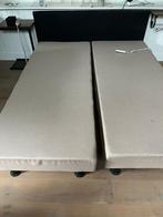 Boxpspring, Huis en Inrichting, Ophalen, Gebruikt, Beige, Tweepersoons
