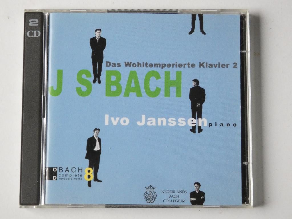 Ivo janssen - Das Wohltemperierte Klavier 2 - J S Bach 2cd, Verzenden, Barok, Gebruikt, Overige typen