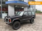 Jeep CHEROKEE 4.0L XJ 193PK- LIMITED-4WD-HIGH OUTPUT-AIRCO-A, Gebruikt, Zwart, Vierwielaandrijving, Cherokee