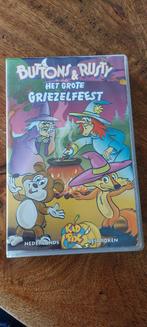 Buttons & Rusty - Het grote Griezelfeest, Gebruikt, Tekenfilm, Alle leeftijden, Ophalen of Verzenden