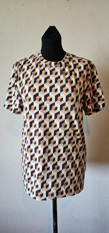 bruine tshirts van 4 funky flavour maat m (17625) beschikbaar voor biedingen