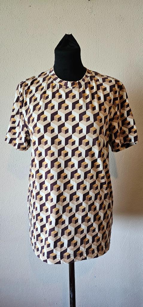 bruine tshirts van 4 funky flavour maat m (17625), Kleding | Dames, T-shirts, Maat 38/40 (M), Bruin, Korte mouw, Verzenden