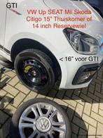 Reservewiel & Gereedschap VW Up Seat Mii Skoda Citigo Oem 14, Gebruikt, -, -, Banden en Velgen