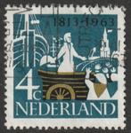 Nederland 1963 807 Onafhankelijkheid 4c, Gest, Postzegels en Munten, Postzegels | Nederland, Ophalen of Verzenden, Na 1940, Gestempeld