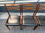 4 Johannes Andersen stoelen, Deens design, Antiek en Kunst, Ophalen