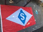 Scheepvaart vlag S rood wit, Ophalen of Verzenden, Zo goed als nieuw, Reclamebord