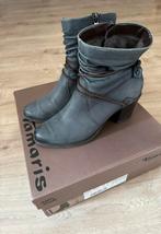 Leren enkellaarsjes Tamaris navy anti shock maat 39, Tamaris, Blauw, Lage of Enkellaarzen, Ophalen of Verzenden