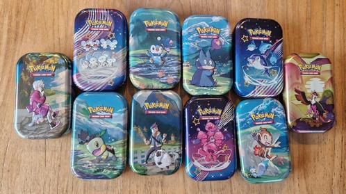 10 Pokemon tins sword/shield en scarlet/violet era, Hobby en Vrije tijd, Verzamelkaartspellen | Pokémon, Nieuw, Overige typen