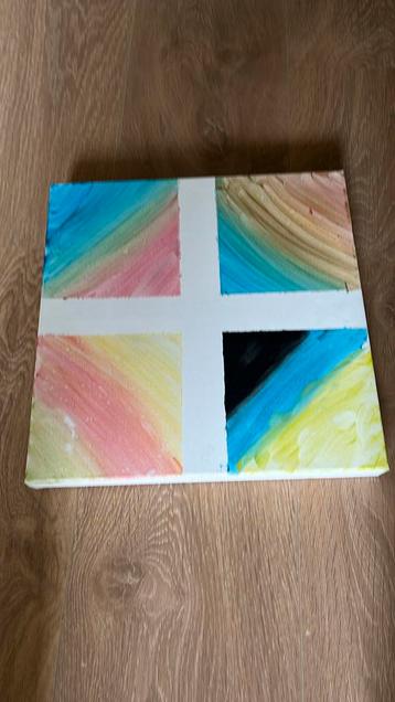 Zelf gemaakte schilderij beschikbaar voor biedingen