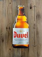 Reclamebord Duvel fles groot 28x70 cm aluminium, Verzenden, Nieuw, Reclamebord, Plaat of Schild, Duvel