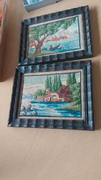 borduurwerk meer dan 100 jaar oud, Antiek en Kunst, Curiosa en Brocante, Ophalen of Verzenden