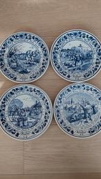 4 jaargetijden borden. Royal Goedewaagen Blue Delft Holland, Antiek en Kunst, Antiek | Wandborden en Tegels, Ophalen