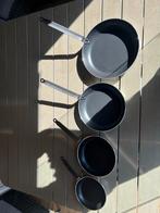 Koekenpannenset - 4 Maten, Verzenden, Nieuw, Aluminium, Koekenpan of Braadpan