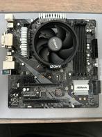 Moederbord + CPU, Computers en Software, Moederborden, DDR4, Ophalen of Verzenden, Zo goed als nieuw, Socket AM4