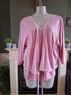 Yoek roze combi top vest M 44 top kwaliteit 2 delig, Yoek, Verzenden, Maat 42/44 (L), Roze