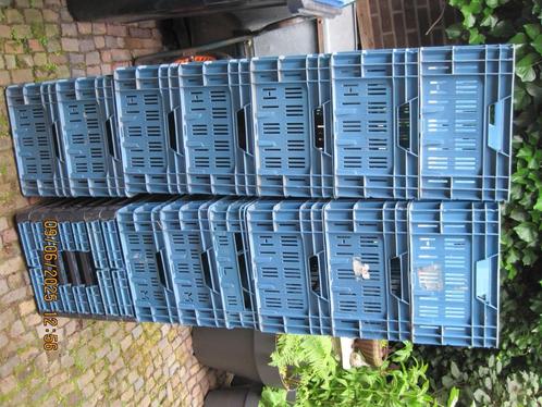 blauwe stapelkratten diverse in 1 koop (347), Doe-het-zelf en Verbouw, Kratten en Dozen, Gebruikt, Krat, Minder dan 35 cm, Minder dan 40 cm