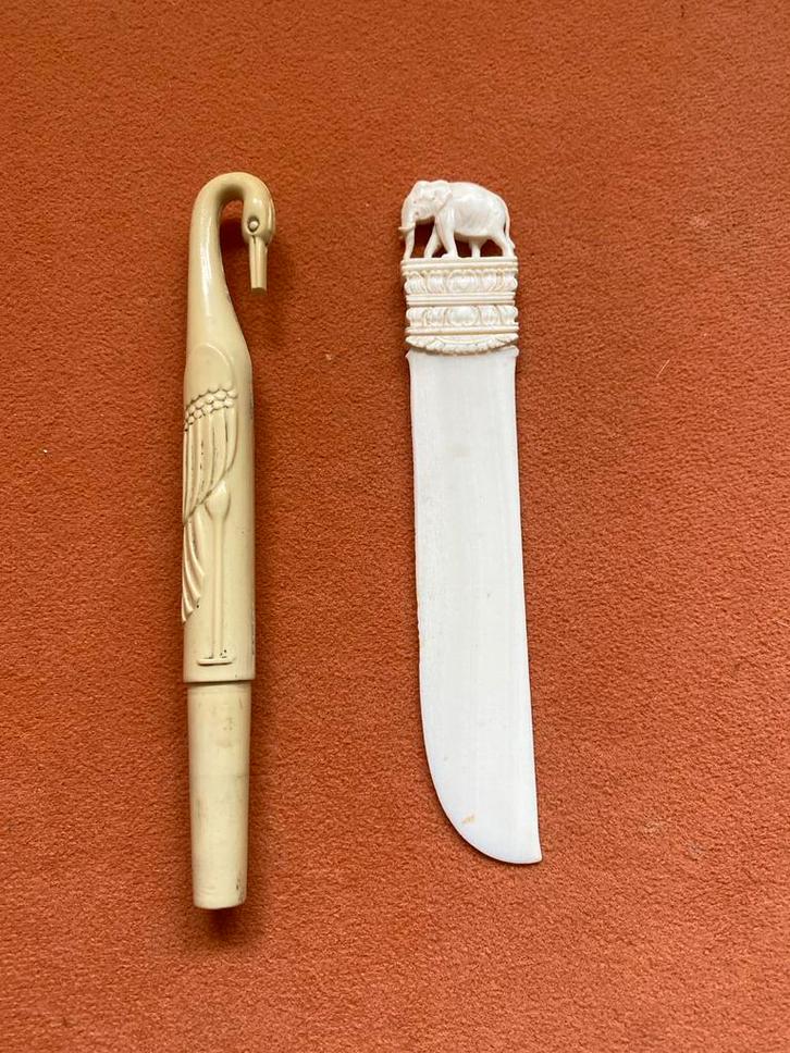Vintage Balpen & Brievenopener Set, Antiek en Kunst, Antiek | Overige Antiek, Ophalen of Verzenden