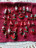 Vintage Houten kerst figuurtjes Ertsgebergte ., Ophalen