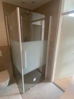 Douchescherm Novellini 91-93cm breed en 200cm hoog wit, Ophalen of Verzenden, Nieuw