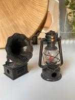 PlayMe 1970 puntenslijper stormlamp en grammafoonplaat /, Ophalen of Verzenden, Overige typen