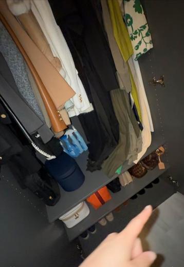 IKEA DONKERGRIJS PAX KAST ZO GOED ALS NIEUW - afbeelding 4