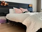 Hoofdbord IKEA Nordli 240cm zwart, Huis en Inrichting, Slaapkamer | Nachtkastjes, 65 cm of meer, Zo goed als nieuw, 70 cm of meer