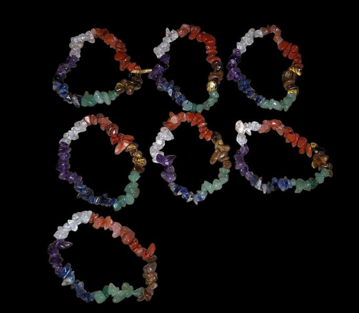 Chakra armbanden, Verzamelen, Mineralen en Fossielen, Mineraal, Ophalen of Verzenden