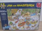 Jan van Haasteren – WILD WATER RAFTEN  - 1500 stukjes, Hobby en Vrije tijd, Denksport en Puzzels, Ophalen of Verzenden, 500 t/m 1500 stukjes