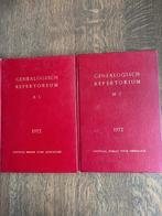 Genealogisch repertorium 1972 A-L en M-Z, Ophalen of Verzenden, Zo goed als nieuw, Jhr. Mr. Dr. E.A. van Beresteyn