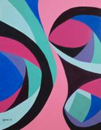 Zelf geschilderd op doek met acryl, Ophalen