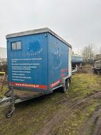 Schaftkeet / Bouwkeet op aanhanger, Ophalen