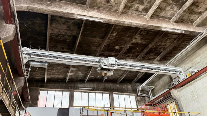 Bovenloopkraan Demag 12.500 mm/8 ton/2017/exclusief/nieuwst., Doe-het-zelf en Verbouw, Lieren en Takels, Zo goed als nieuw, Elektrisch